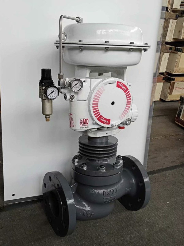 气动薄膜调节阀配福斯定位器-杭州海沃